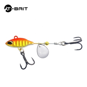 Usine en gros petit Cyclone hélice paillettes Vib <span class=keywords><strong>fil</strong></span> d'acier 9g-15g longue portée chaîne basse pleine couche de natation - Product Image 5