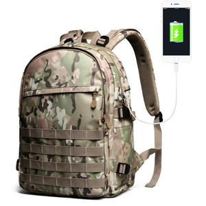 Sac à dos tactique personnalisé pour le camping, la randonnée, les voyages en moto avec doublure en polyester et fermeture à glissière - Product Image 1