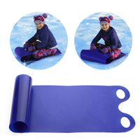 Tapis de traîneau à neige flexible enroulable pour enfants adultes volant traîneau à neige en plastique léger traîneau à neige à grande vitesse