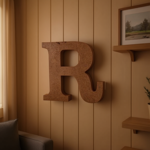 ILAN Lettera Decorativa in Legno R 15Cm Decorazione da Parete - Product Image 3