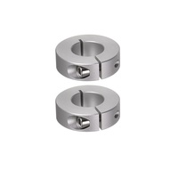 Collier de serrage d'arbre réglable CNC en acier inoxydable et aluminium pour systèmes de transmission mécanique