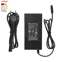 Adaptateur secteur ULIP 42V 58.8V 2A avec prise EU pour batterie de trottinette électrique Li-ion avec ventilateur