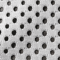 Tissu en maille tricotée chaîne légère, à séchage rapide, imperméable et respirant, 100 % polyester, pour languettes de chaussures, empeignes et semelles intérieures, directement de l'usine