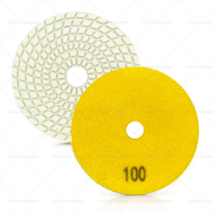 4 pouces Grain 500 10 Pièces Diamant Polissage Ponçage Plaquettes Disques <span class=keywords><strong>pour</strong></span> le Béton De Granit <span class=keywords><strong>Pierre</strong></span> Marbre - Product Image 5