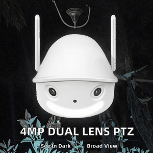 كاميرا أمان واي فاي بعدسة مزدوجة مع خاصية كشف الحركة ومستشعر CMOS بدقة 4 ميجابكسل للاستخدام الخارجي - Product Image 4