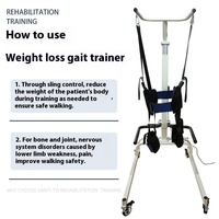 Tapis roulant électrique Walker Rollator pour adultes et enfants Entraînement de rééducation des membres inférieurs Entraînement de perte de poids