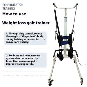 Elektrische Gang Trainer Rollator Rollator Langzame Loopband Voor Volwassenen Kinderen Revalidatie Van De Onderste Ledematen Training Gewichtsverlies Training - Product Image 2