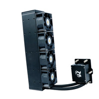 Radiateur refroidi par eau 480 Host en cuivre et aluminium RGB personnalisé en usine, ventilateur 12025 à faible bruit, boîtier d'ordinateur intégré refroidi par liquide