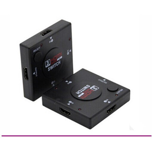 สวิตช์ HDMI 3 เข้า 1 ออก ความละเอียด 1080P สำหรับจอคอมพิวเตอร์ สวิตช์ KVM - Product Image 1