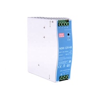 Alimentation électrique à découpage sur rail DIN Mean Well NDR-120 à sortie unique 120W 12V/24V/48V 10A/5A/2.5A pour usage industriel