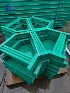 Bandeja Portacables de Fibra de Vidrio (FRP) Perforada con Recubrimiento de Pintura de Color, de Fácil Instalación, para Instalaciones Eléctricas - Product Image 6