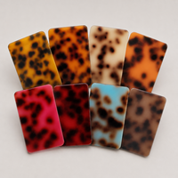 Plaque en acrylique moulée de luxe motif écaille de tortue pour jeu de Mahjong, tuiles de Mahjong américaines