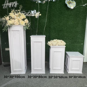 Parti yol açar ve süslemeleri için düğünler için sıcak satış PVC oyma roma sütunları ayağı standı - Product Image 2