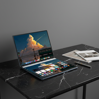 Ordinateur portable à double écran tactile 11"+11" le plus vendu, DDR4 SSD Core I7, ordinateurs portables de jeu, bureau, OEM, ultra-fin, PC portable