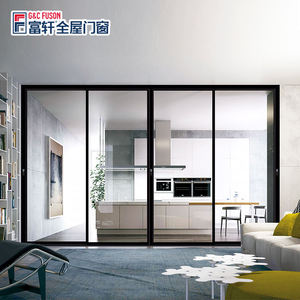 Perfiles de aluminio de diseño moderno Fuson, puertas y ventanas corredizas de alta venta para residencia y apartamento, venta al por mayor, nuevas tendencias - Product Image 3