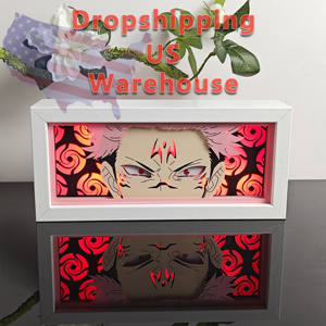 Envío Directo desde Almacén en EE. UU., Lámpara <span class=keywords><strong>de</strong></span> Papel Tallado <span class=keywords><strong>de</strong></span> Demon Hunters <span class=keywords><strong>de</strong></span> Kpop, Caja <span class=keywords><strong>de</strong></span> Luz 3D <span class=keywords><strong>de</strong></span> Anime, Artesanía, Decoración <span class=keywords><strong>de</strong></span> Mesa, Regalo <span class=keywords><strong>de</strong></span> Navidad - Product Image 2