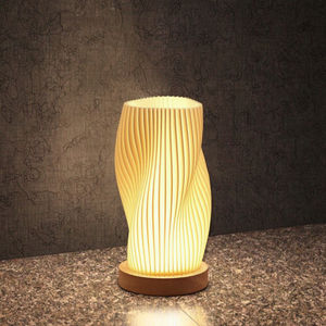 Lámpara <span class=keywords><strong>de</strong></span> mesa <span class=keywords><strong>de</strong></span> luz nocturna LED moderna GL Diseño novedoso con fuente <span class=keywords><strong>de</strong></span> alimentación CC Característica simple - Product Image 2