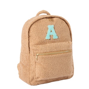 Sac à dos en peluche à fourrure rose noir marron Sherpa enfants adolescents étudiants sacs d'école garçons filles hiver mignon sacs en peluche - Product Image 5