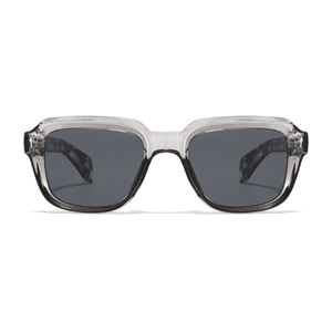 Lunettes de soleil de luxe rétro rectangulaires personnalisées TR90 Shades Logo personnalisé Lunettes de soleil en acétate épais à la mode polarisées pour hommes - Product Image 6