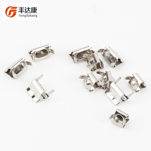 Conector de Alimentación Horizontal Fengdakang, Resorte AC de 0.3mm, Acero Inoxidable Niquelado - Product Image 2