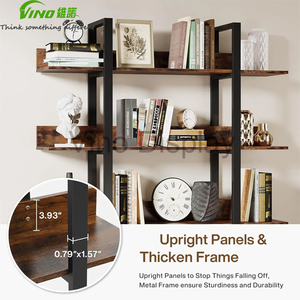 5-Tier kệ sách lưu trữ hiển thị giá đơn vị cửa hàng bán lẻ đứng với hiệu quả lưu trữ kệ đơn vị - Product Image 5