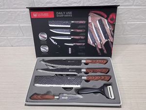 Set 6 pezzi Set <span class=keywords><strong>coltelli</strong></span> <span class=keywords><strong>da</strong></span> <span class=keywords><strong>cucina</strong></span> Top Seller in acciaio inox Multi-funzionale Swiss Set di <span class=keywords><strong>coltelli</strong></span> in ceramica pelapatate - Product Image 2