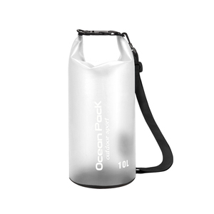 Borsa a secco <span class=keywords><strong>in</strong></span> PVC personalizzata per esterni ultraleggeri e impermeabili, sacco a secco trasparente di dimensioni 2L 5L 10L 15L 20L per campeggio ed escursionismo - Product Image 6