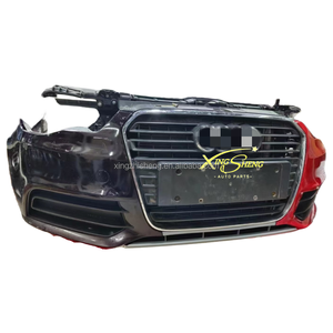 El montaje de labio delantero más vendido para <span class=keywords><strong>Audi</strong></span> <span class=keywords><strong>A1</strong></span> incluye Panel de nariz frontal, faros delanteros, luces antiniebla, piezas de parachoques de coche usadas - Product Image 4