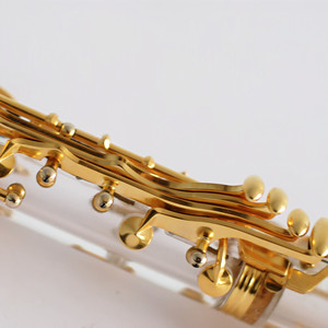 Tasti trasparenti placcati oro Bb clarinetto | Ideale per musicisti avanzati e performance di Band - Product Image 4