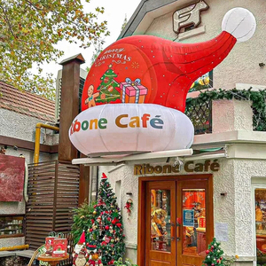 Globos <span class=keywords><strong>de</strong></span> Papá Noel iluminados inflables <span class=keywords><strong>de</strong></span> Navidad <span class=keywords><strong>de</strong></span> 10 a 30 pies personalizados para fiestas <span class=keywords><strong>de</strong></span> Eventos Decoración comercial <span class=keywords><strong>de</strong></span> <span class=keywords><strong>Plaza</strong></span> Park - Product Image 4