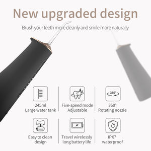 Irrigadores dentales portátiles eléctricos de fábricas chinas, limpieza higiénica cómoda para uso doméstico en hoteles al aire libre - Product Image 3