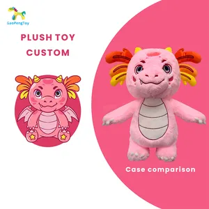 Customize Fluffy Cuddly Keychain Custom Plush Monster Plushie Toy Custom Stuffing Animals Pet Toys