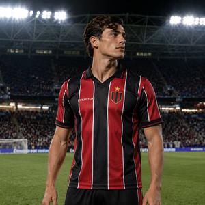 <span class=keywords><strong>Maillot</strong></span> <span class=keywords><strong>de</strong></span> football rétro classique <span class=keywords><strong>personnalisé</strong></span> avec impression numérique sur mesure pour les clubs professionnels - Product Image 1