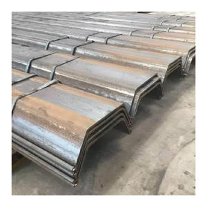 <span class=keywords><strong>แผ่น</strong></span>เหล็ก LARSEN U Q345B/S430GP งานหนักความยาว12-18เมตรเชื่อมต่อกันแบบกำหนดเองสำหรับการก่อสร้างท่าเรือ - Product Image 2