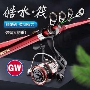 Caña de Pescar Guangwei Haoshui de 2.1m, Caña para Pesca en Hielo y Agua Dulce, con Guías SIC, Acción Media-Rápida - Product Image 2