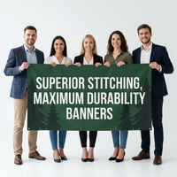 Drapeaux événementiels personnalisés en gros, écologiques et imperméables pour la publicité extérieure, en polyester robuste, impression numérique couleur intégrale, résistants à la décoloration