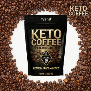 Café instantané minceur saveur crème OEM/ODM, complément brûle-graisse KETO, café détox pour la perte de poids, en sachet - Product Image 3