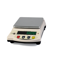 Balance analytique Santwell DC 12 kg de haute qualité, précision 0,1 g/0,01 g, entièrement sécurisée, affichage LED, hauteur de chiffres 17 mm, pour laboratoire