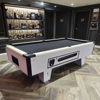 Table de billard et de billard à pièces de 9 pieds avec construction en bois massif et surface en ardoise