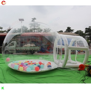 Tente à bulles <span class=keywords><strong>gonflable</strong></span> de 4m avec anneau, tente <span class=keywords><strong>gonflable</strong></span> écologique et souffleur d'air pour les séjours pittoresques et luxueux. - Product Image 4