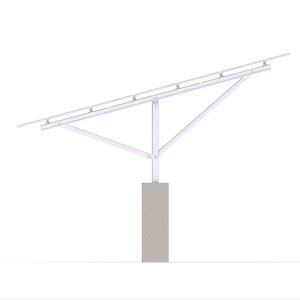 Support de montage de panneau solaire anodisé GT, configuration en ligne à <span class=keywords><strong>double</strong></span> renfort pour carports sur <span class=keywords><strong>toit</strong></span>, 55 m/s - Product Image 1