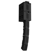 Ensemble de haut-parleurs actifs de haute qualité VA Smart Line Dual 8" Line Array 300W LF/80W HF pour intérieur/extérieur, idéal pour les mini festivals de musique 1
