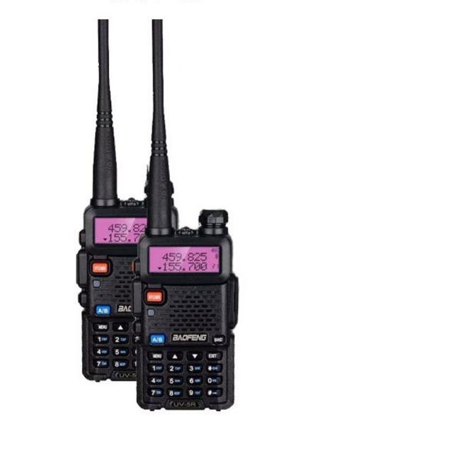 For BFUV-5R Handheld Radio 5W High Power Digital Mobile Radio Dual Band UHF/VHF Long Range Walkie-talkie 1500-2000mAh