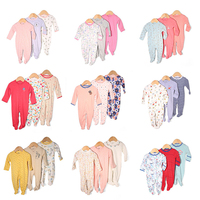 Nouveau-né Onesies bébé vêtements coton unisexe en gros de haute qualité impression personnalisée Logo coton biologique bébé barboteuses combinaison