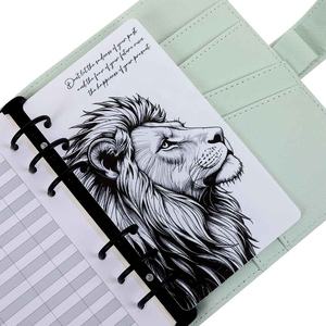 Hongbo raccoglitore economico per cruscotto opaco a 4 colori più venduto con 6 inserti in pelle - Product Image 1