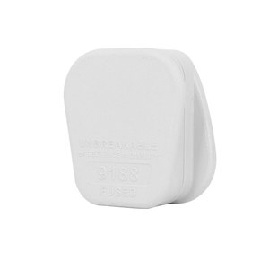 Enchufe Eléctrico <span class=keywords><strong>para</strong></span> Reino Unido con Fusible, 13A 250V, Plástico, 3250W, Uso Doméstico - Product Image 3