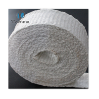 Ruban en fibre céramique tissée réfractaire résistant aux hautes températures de 1/8 po – Joint d'étanchéité en fibre céramique – Vente chaude