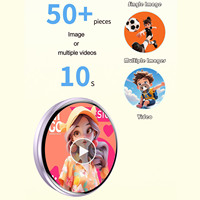 Comic Con Anime Merch Smart Elektronische Badge 1.85" HD 360x360 Bluetooth APP Besturing 5s Video 380mAh Type-C Aangepast