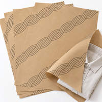 Papier Kraft en Gros pour Emballage de Câbles, Feuilles 50x70cm Marron 80g/m² Non Couché, Impression Personnalisée pour Emballage de Vêtements