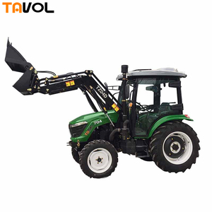 Tracteur agricole compact neuf 70 CV 4x4 4RM de Chine avec pelle et benne arrière montées - Product Image 1